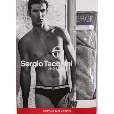 Confezione 6 Slip uomo colori bianco e assortito 9001 - Sergio Tacchini