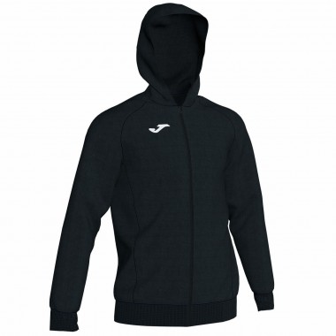 herren hoodie voller reißverschluss farben schwarz und grau 101303 Menfis - Joma