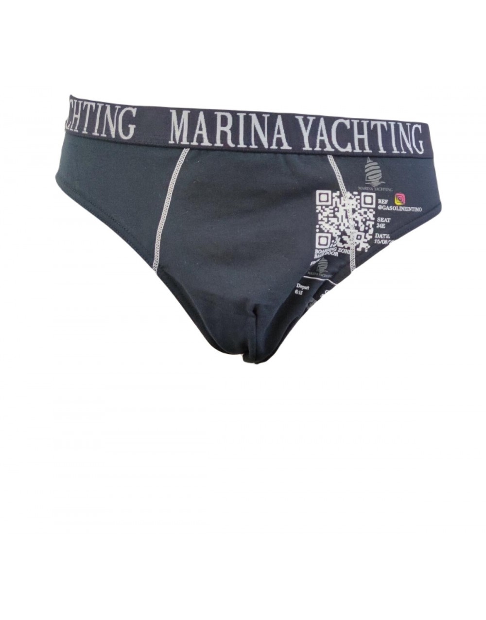 Confezione 6 Slip uomo in cotone colori blu grigio e nero MY705 - Marina Yachting