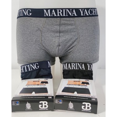 Pack 6 Boxer Men's Cotton Fantasy Color Assorted MY734E - Marina Yachting