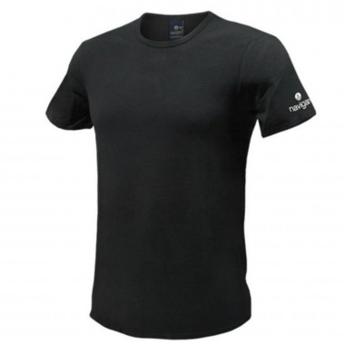 3 T-Shirt Men's Crew Neckline Cotton Elastic Couleur Noir et Blanc B2Y570 - Navigate