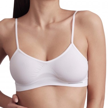 Soutien-gorge anatomique en microfibre pour femme coloris noir et blanc 051 - Bellissima