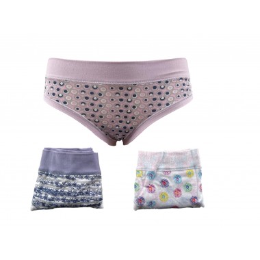 Colores surtidos de algodón femenino Pack 6 Cajas 5681D - LOVELYGIRL