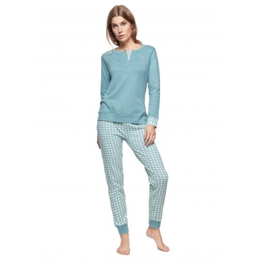 Serafino Interlock-Pyjama für Damen 96416S - LAURA BIAGIOITTI