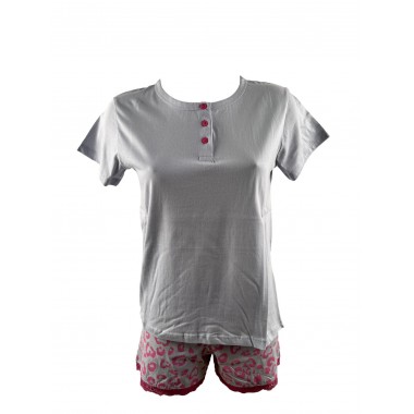 Short sleeve short pajamas 77499 - Love and Bra