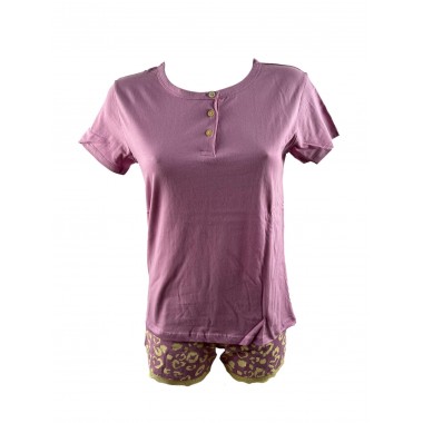 Short sleeve short pajamas 77499 - Love and Bra