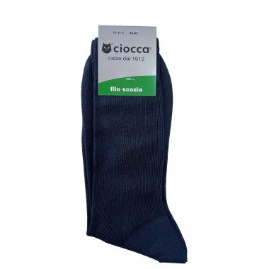 Pack 6 Paare Court Socken Mann Draht aus Schottland Farben Schwarz und Grau 881/1 - CIOCCA