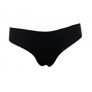 Confezione 6 brasiliana donna in cotone elasticizzato colori bianco nero nudo 2095D - Lovely Girl-