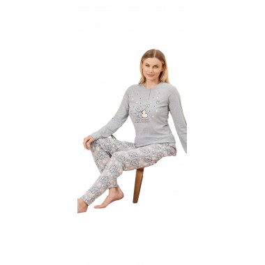 Pijamas de mujer Serafino Cotton 24D21011 - KISSIMO