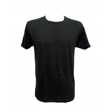 3 T-shirt Men's cotton paricollo black and white PC Barcelona - Pierre Cardin