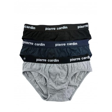 Packaging 3 Men's Elastic Slip Outdoor Colors Black Assorted(nero-grigiomelange-marine) PCU 102 - Pierre Cardin