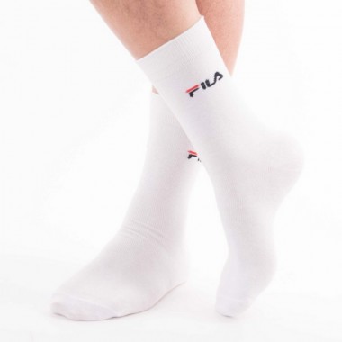 Multipack 3 calcetines de algodón corto Unisex gris blanco y azul F9630 - Fila