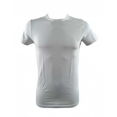 T-shirt uomo girocollo manica corta cotone elasticizzato WT101- KISSIMO