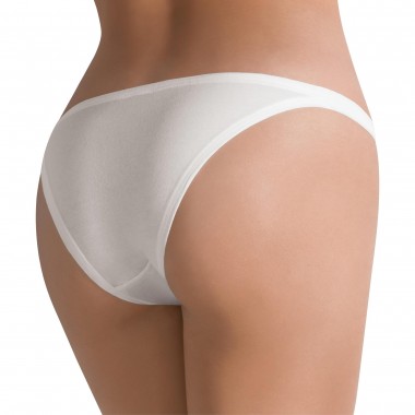 Multipack 2 Tanga donna mini algodón color blanco negro 3364 - Cotonella