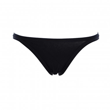 Multipack 2 Tanga donna mini algodón color blanco negro 3364 - Cotonella