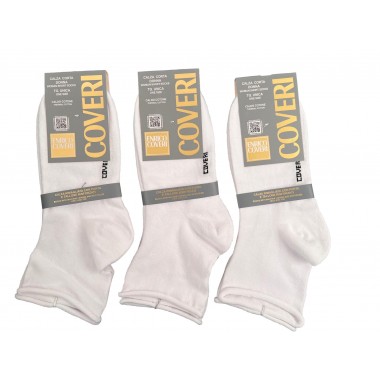 Pack 12 paires Chaussettes courtes en coton chaud taille unique Mara - Enrico Coveri