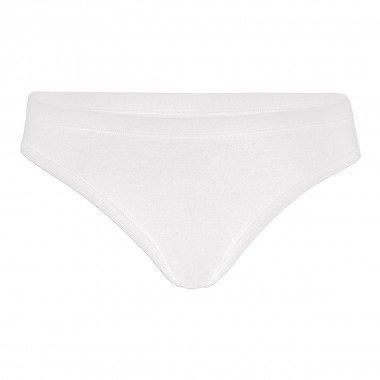 Multipack 3 mini slips femme en coton noir et blanc 3362 - Cotonella