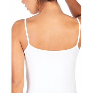 Top femme simple en micromodal blanc et noir couleurs 1130 - Egi