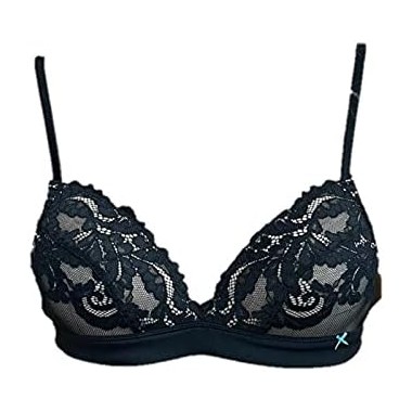 Reggiseno triangolo imbottito luxury nero e bianco 5010 - Infiore