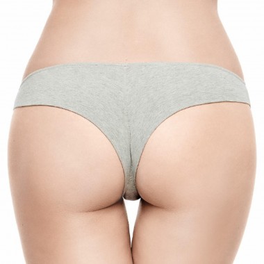 Brazilian woman invisible back dubbed grey melange black and white 870 Hip - Infloreum
