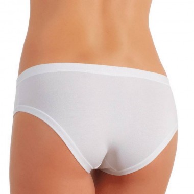 Pack of 6 Women's Cotton Briefs Colors: Powder Black and White 509 - Jadea