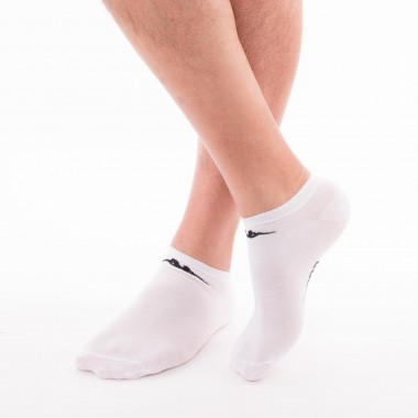 Multipack 3 Paar Unisex-Socken aus Jersey, Weiß, Schwarz und Melangegrau K006 – Kappa