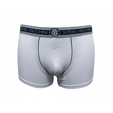 Confezione 6 Boxer uomo cotone bielastico colore bianco e assortito ( nero-blu-grigio m. ) 9000 - Sergio Tacchini