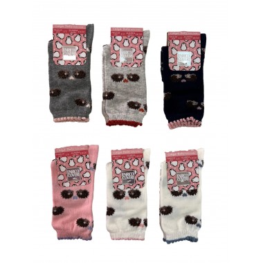 Conditionnement 6 Chaussettes longues Bébé mixte Fibre Lolly Baby - Enrico Coveri