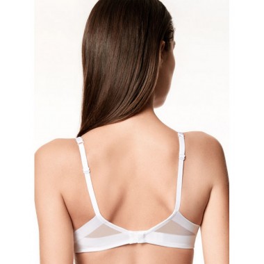 Reggiseno donna  a triangolo senza ferretto colori bianco nero e nudo Triangolo Extra - Lormar