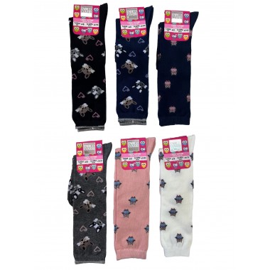 Lot de 6 paires de chaussettes longues pour fille, coloris assortis Aurora - Enrico Coveri