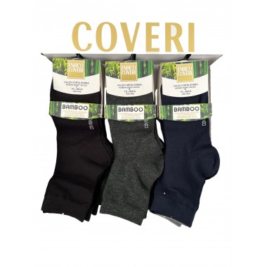 Pack 12 Paare Kurze Frau Socken Größe Single Bamboo - Enrico Coveri