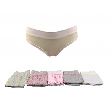 Pack de 6 boxers de mujer en colores surtidos 4343D - Lovely Girl