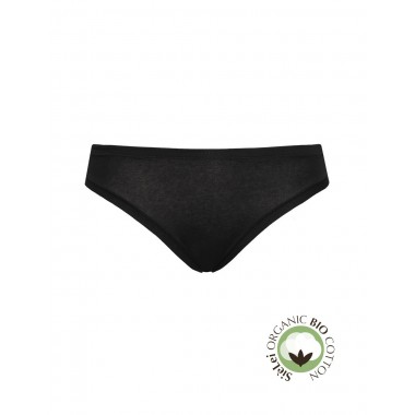 Slip femme en coton bio bio cotton divers coloris 1445 - Si è Lei