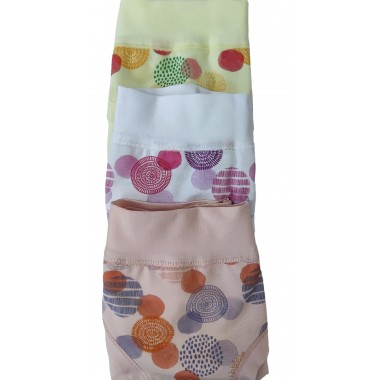 Lot de 6 boxers femme en coton, coloris assortis 5726D - Lovely Girl