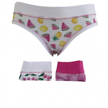 6 boxer femmes en coton fantaisie couleurs assorties 5693D - Lovely Girl