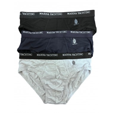Pack 6 Men's Cotton Assorted Colors MY133 E - Marina Yachting