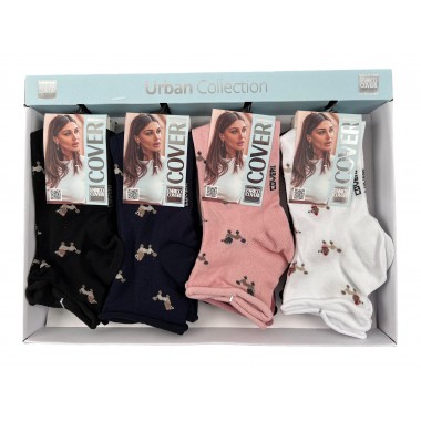 Packaging 12 pairs Women's short socks URBAN - ENRICO COVERI