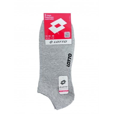 Multipack 3 calcetines hombres de zapatilla N_TONI SET 3 PZ - LOTTO