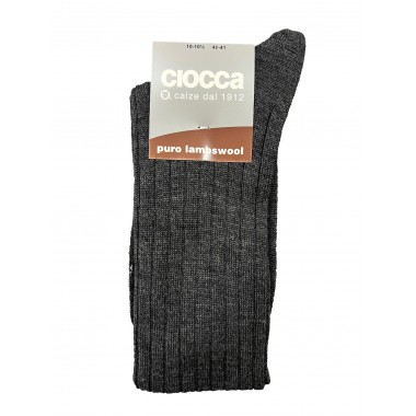 Pack of 6 pairs Lengths Man Merino wool 505 - CIOCCA