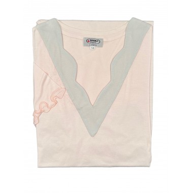 Mid sleeve night shirt 5 SCOLLO ONDA
