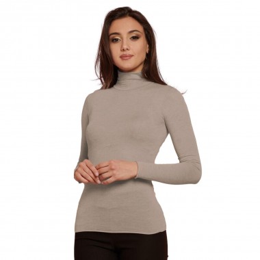 Mujer de manga larga lupo cashmere ESTEL- KISSIMO