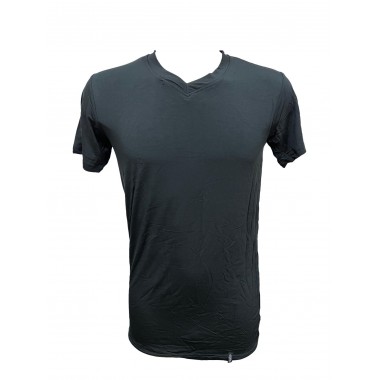 T-Shirt für Herren mit V-Ausschnitt, kurze Ärmel, Bambusviskose, XM 641 V-NECK M/M – EXES