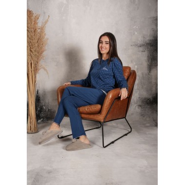 Frauen pajamas Serafino Interlock 23D20002 -Ja- KISSIMO