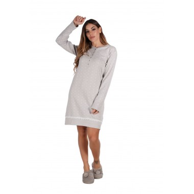 Camisa Noche Mujer Serafino Interlock 23D20716 - KISSIMO