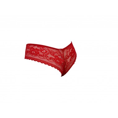 Brasiliana donna pizzo rosso natale 83124 - LOVE AND BRA