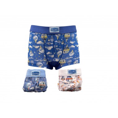 6er-Pack Baumwollboxershorts für Kinder in verschiedenen Farben U3750F - GASOLINO